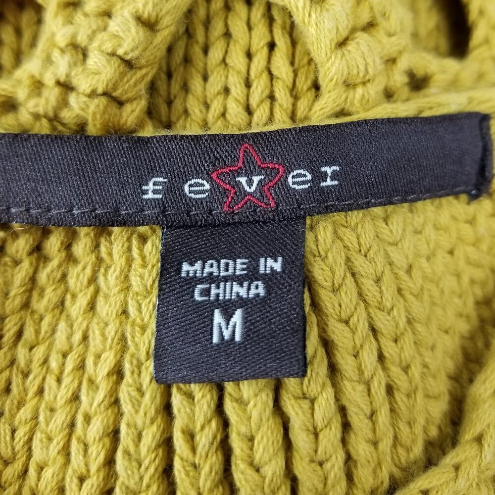 Fever size m crochet sleeveless cardigan stretch - Picture 3 of 8